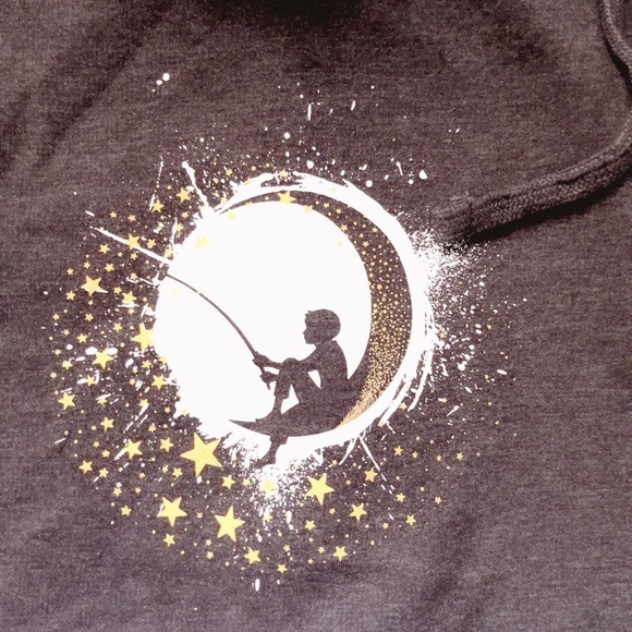 Dreamworks hoodie man small zipper moonboy logo - Picture 5 of 5